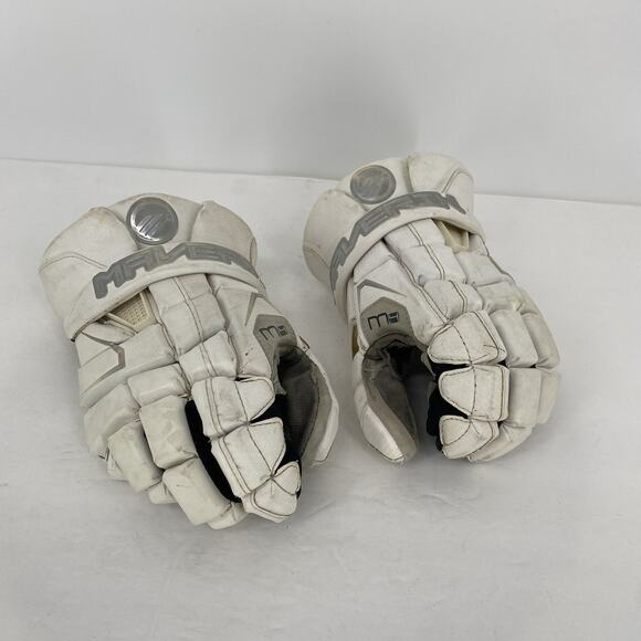Maverik Other - Maverick M4 375 Large 13” Lacrosse Gloves White